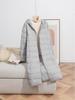Women's Lightweight Plus Size Hooded Down Coat - Long, Warm, Loose-Fit for Middle-Aged/Elderly Winter Wear