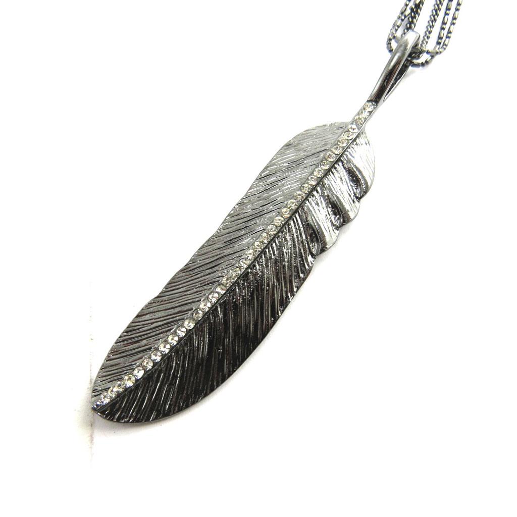 Les Trésors De Lily [N1697] - Gray 'Navajos' Long Necklace