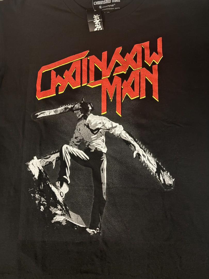 

[Б/У] Футболка Chainsaw Man, Размер L, Черная (с тегом), местного производства в Лос-Анджелесе