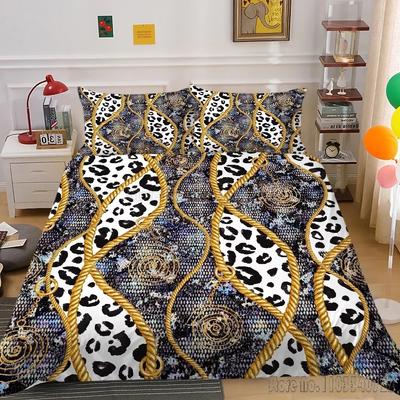 Ensemble de housse de couette imprimé numérique 3D de luxe Mode Housse de couette HD pour literie d'enfants Linge de lit Décor de chambre à coucher
