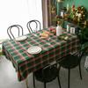 Party Wedding Checked Square Dining Tablecloths Tablecloth Table Cover Christmas Decorations