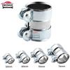 CSDOH Clamp Stainless Steel 45mm 50mm 55mm 60mm 65mm 70mm 76mm Exhaust Tube Pipe Connector Joiner Sleeve Clamp Adjustable Tip