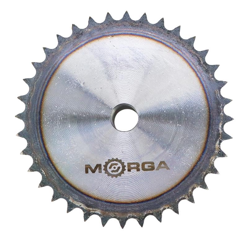 Hardened Chain Sprocket with Flange, Hub 06B-1 (R1 3/8) Z-36 Outer Diameter 113 MORGA