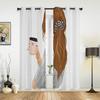 Mode Mädchen Fenster Vorhänge Für Wohnzimmer Schlafzimmer Luxus Moderne Küche Vorhänge Stoff Vorhänge