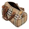Burberry Classic Check Design Cotton And Polyurethane Tote Bag Women handbags Brown 8118565