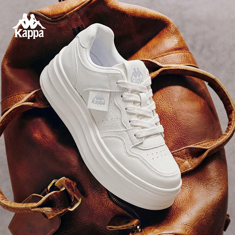 Kappa Women's Classic White Platform Sneakers