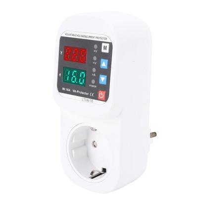 Automatische Spannung Strom   Steckdose LED-Anzeige   Spannungsstromspitzen   Steckdose 1-63A