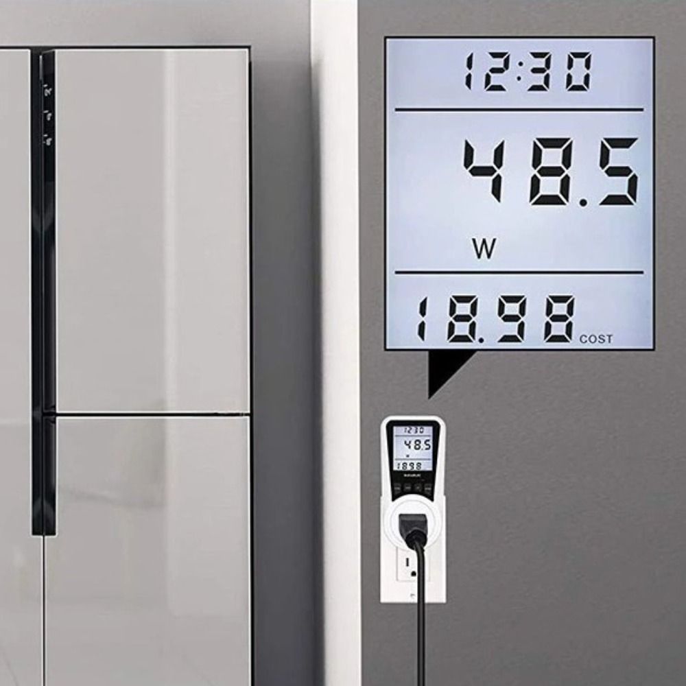 Digital Display Electrical Energy Monitor Socket Energy Monitor Electricity Consumption Monitoring