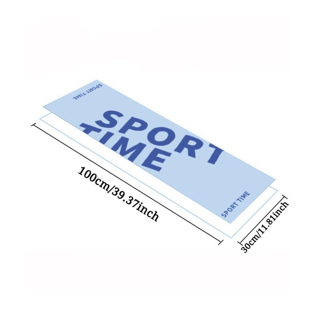 Ice Silk Fabric Cooling Towel Super Absorbent Quick Dry Cloth Portable Sweat Wipe Gym Workout
