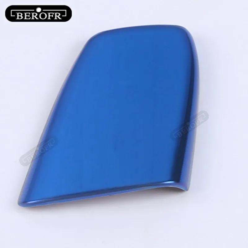 For CHANGAN UNIT Car Gear Shift Knob Head Cover Interior Sticker Styling Accessories Matte silver Carbon fibre