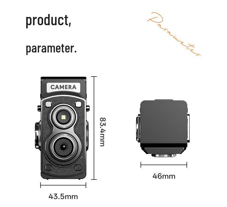Vintage CCD Digital Camera for Students - HD Photo & Video Recorder