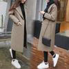 Women's Winter Long Wool Coat Outerwear Ladies Trench Korean Fashion Female Loose Warm Clothes Windbreaker