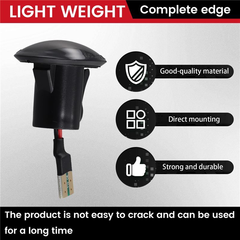 Car Fender Indicator Light Dynamic Side Marker Light For Fiat 500 Grancabrio Lancia Lybra Turn Signal Lights
