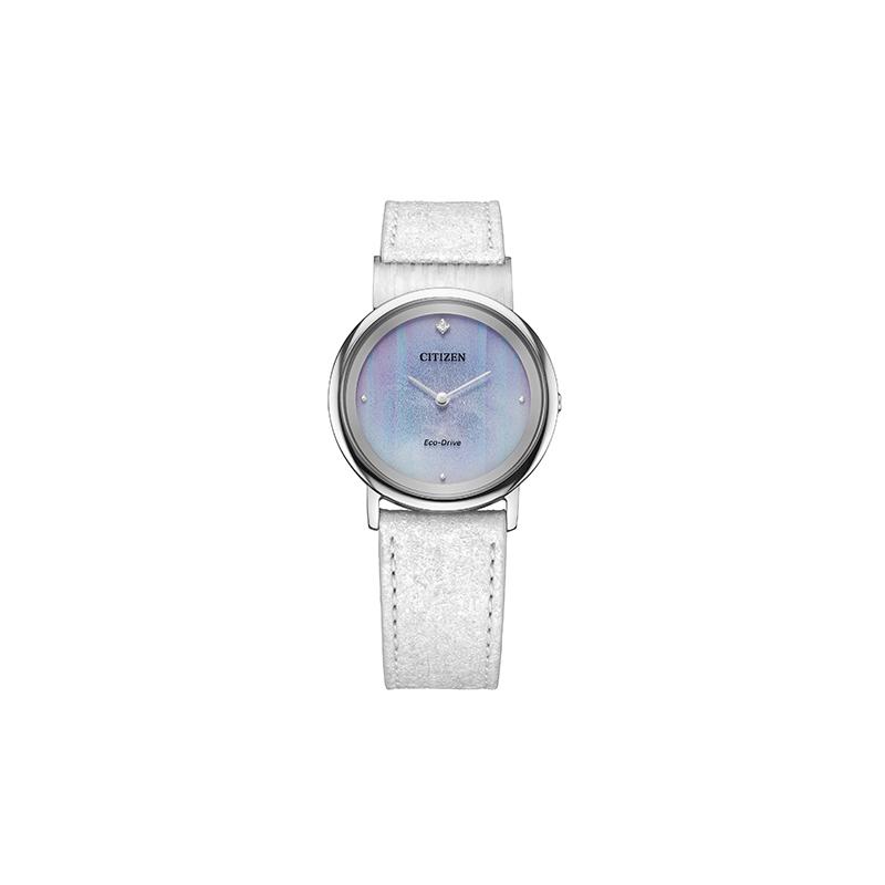 

CITIZEN Eco-Drive Series L Series Simple and Fashionable Eco-Drive Shubo™ Titanium Waterproof Solar Quartz Artificial Leather Strap 31mm Wo EG7091-14A синій