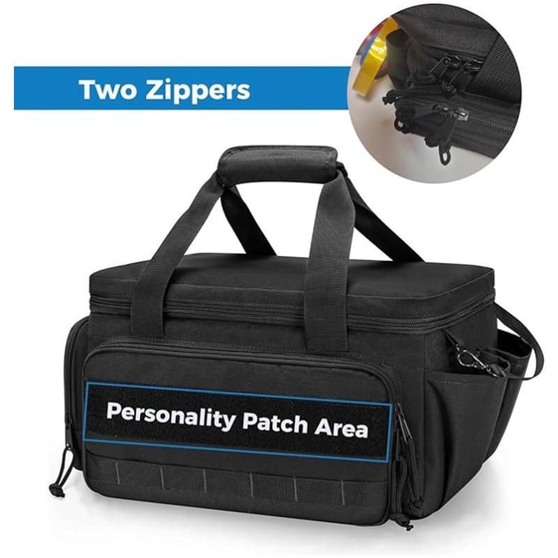 Heavy Duty Oxford Tool Bag Electricians Mechanics Gardeners Large Capacity Handheld Organizer With Zipper