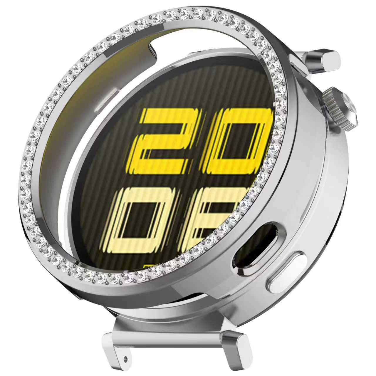 

Diamond Women Case For Huawei Watch GT6 41mm Hard PC Cover Anti-Drop Bumper For Huawei Band GT6 41mm Hollow Protective Shell For GT6 41MM