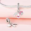 Copper Metal Cat Claw Fish Bone Footprints Charm Bead Component Compatible With High Quality Fine Bracelet High Quality Fine Jewelry Bead Components
