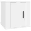 7 piece TV cabinet set white particleboard