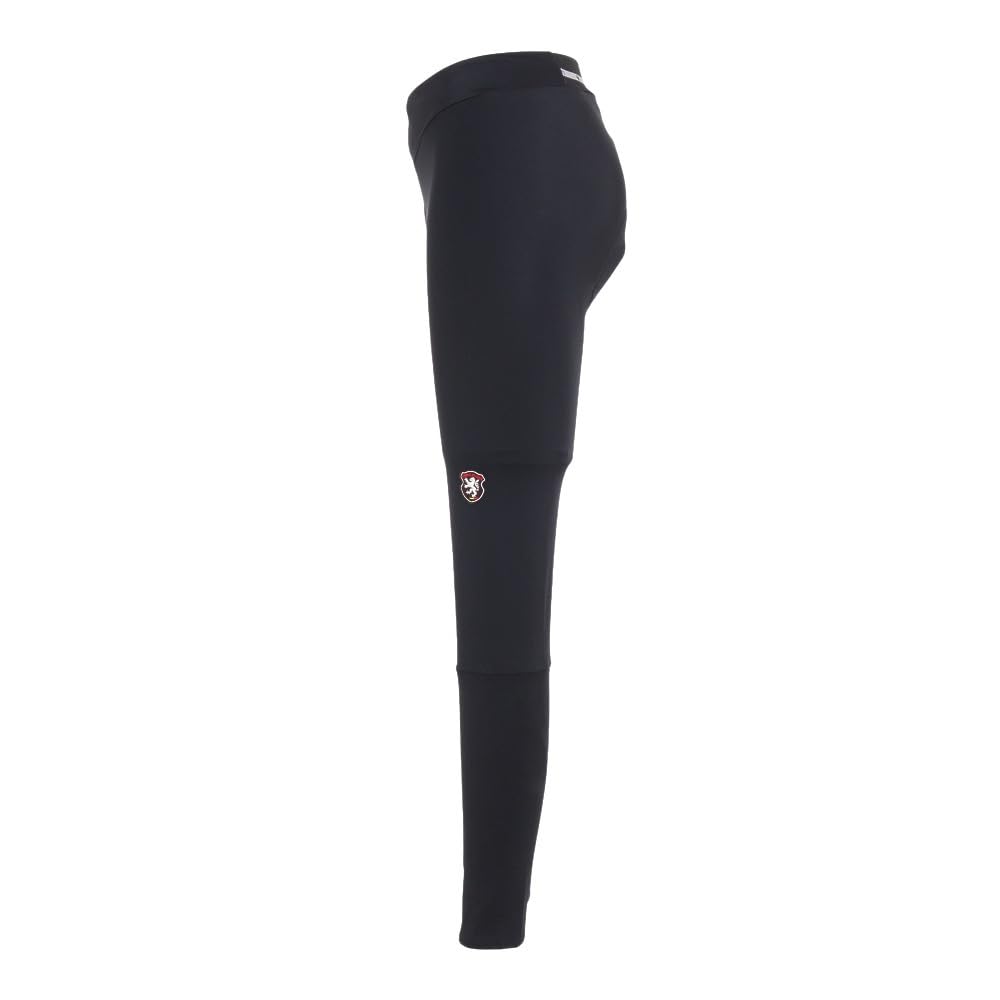 Lion de Kapelmuur Padded Cycling Tights with UV Platinum Size 34 Women's Spring/Summer Protection, Pad, Black,