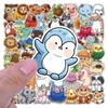 50Pcs Cute Animal Graffiti Stickers Kids Toy Fridge Phone Case Wall Room Cartoon Diy Aesthetic Vinyl Decor Children Girls