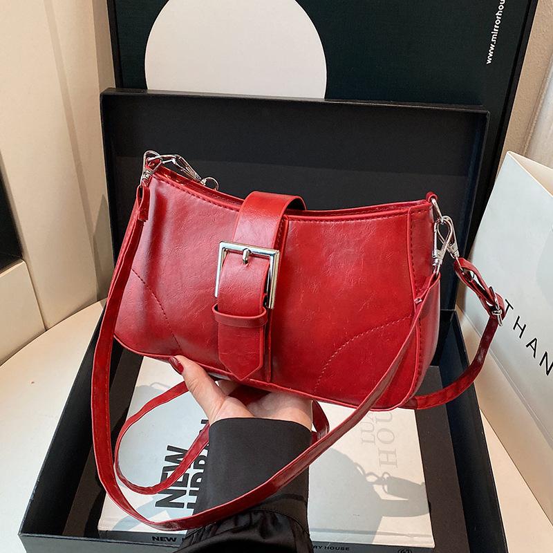 French Retro Niche Design Underarm Bag Commuter Versatile Shoulder Bag 2025 Spring New Ins Women's Bag