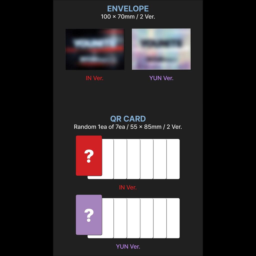 [Pre-order] YOUNITE 8TH EP [INYUN Part.1] POCA Album (IN Ver. / YUN Ver.) + Free Gift