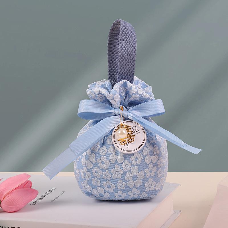 Luxury Chinese Style Wedding Candy Drawstring Bag