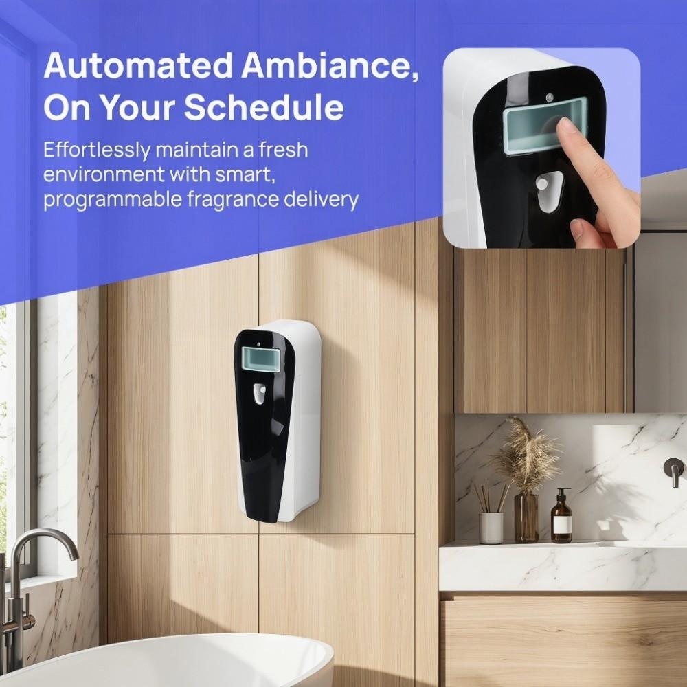 Plastic Automatic Scent Dispenser Wall Mounted Automatic Fragrance Sprayer Home Office Hotel