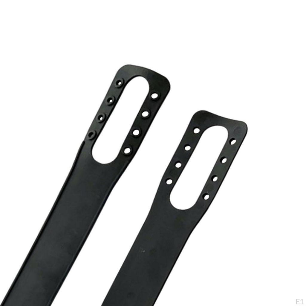 2 Stück Heimtrainer Pedalschlaufen Fitnessgerät Tragbar Verstellbar Schwerlastbefestigung Verbreitert