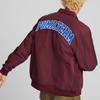PUMA Logo Graphic Single-Breasted Collar Jacket Men Outerwear Purple 539272-42