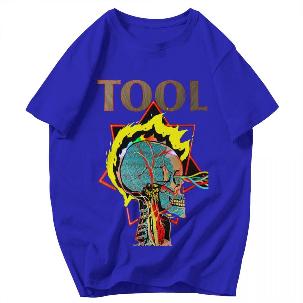 Men T Shirt Tool Metal Music Band Trending Summer Y2K Graphic Oneck Unisex Clothing T Shirts