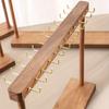 1pc Jewelry Display Stand with Sturdy Wooden Base - Organizer for Necklace, Earrings, Bracelets - Elegant Beams - Perfect for Home