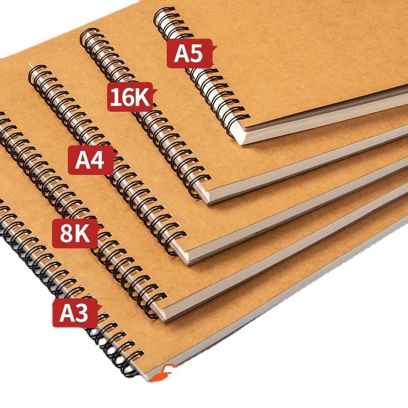 160g Professional Thick Sketchbook Sketch Drawing Paper 30 Sheets A5 A4 16K 8K Drawing Notebook Graffiti Book School Art Supplie