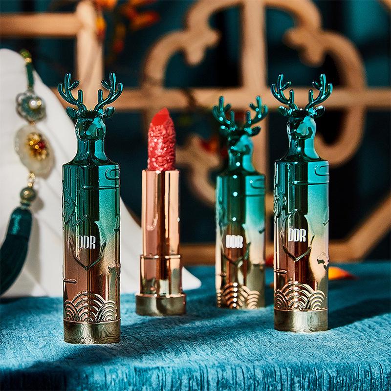 One Deer With You Velvet Matte Lipstick Gift Set - Non-Stick, Waterproof, Long-Lasting