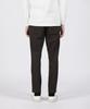 PANICALE Brown Comfy Fit Casual Dyed Cotton Pants