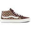 Vans Sk8 Reissue Comfortable Versatile Low-Top Mid-Top Skate Shoes Unisex Sneakers Brown VN000XIIBS8