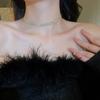 Full Rhinestone Rhinestone Choker Luxury Crystal Chain Jewerly Shiny Prom Party Collar  Women
