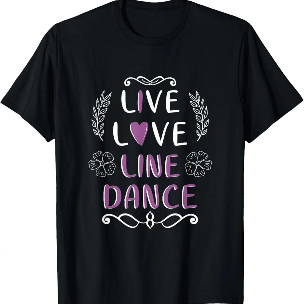 Býčí rodeo Line Dance Texaský vlastenecký Line Dance Tričko