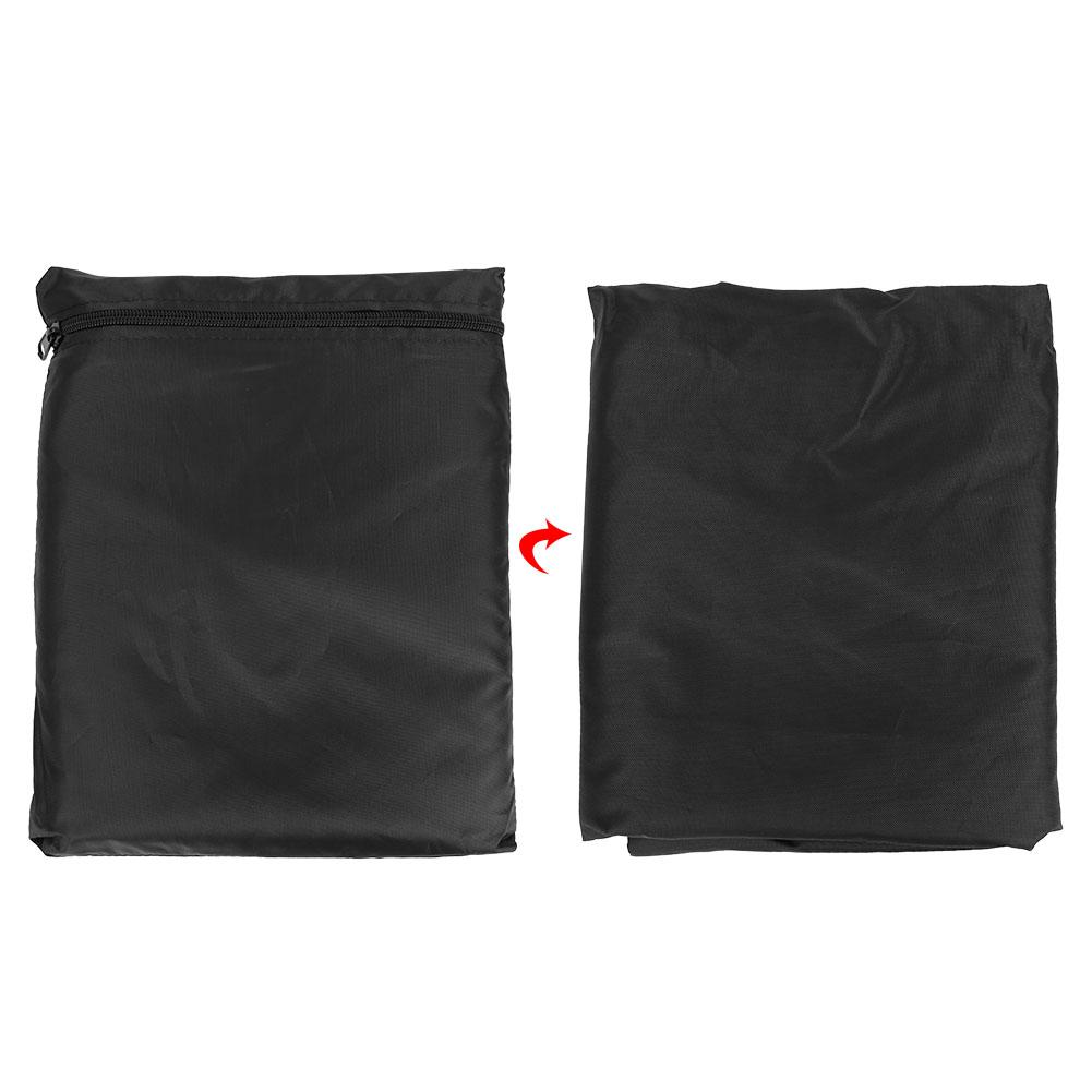 Outdoor Oxford Cloth Black Waterproof Dustproof Anti UV Umbrella Cover Protector(190x59cm)