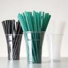 Unabhängige Papierverpackung Einweg Grün Kaffee Strohhalm Schwarz Gerade Strohhalm Saftgetränk Milch Tee Strohhalm Plastik Strohhalme