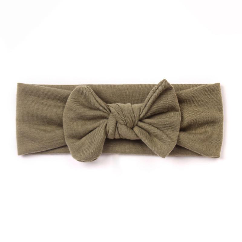 Baby headband, headband, children's plain bow, headscarf, hair accessories, baby knotted hairpin 14-color mixed package.