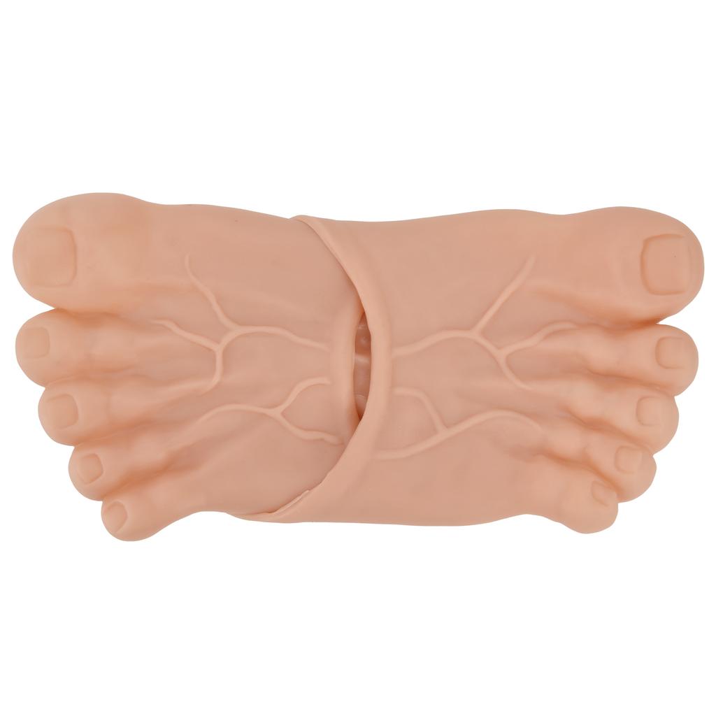 1 Paar Große Fuß Hausschuhe Schuhüberzug Halloween Cosplay Kostüm Requisiten Partyzubehör Gelblich