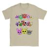 T-shirts Sprunki Hommes Femmes Hauts en Coton Pur Manches Courtes Incroyables Col Rond T-shirts Imprimés