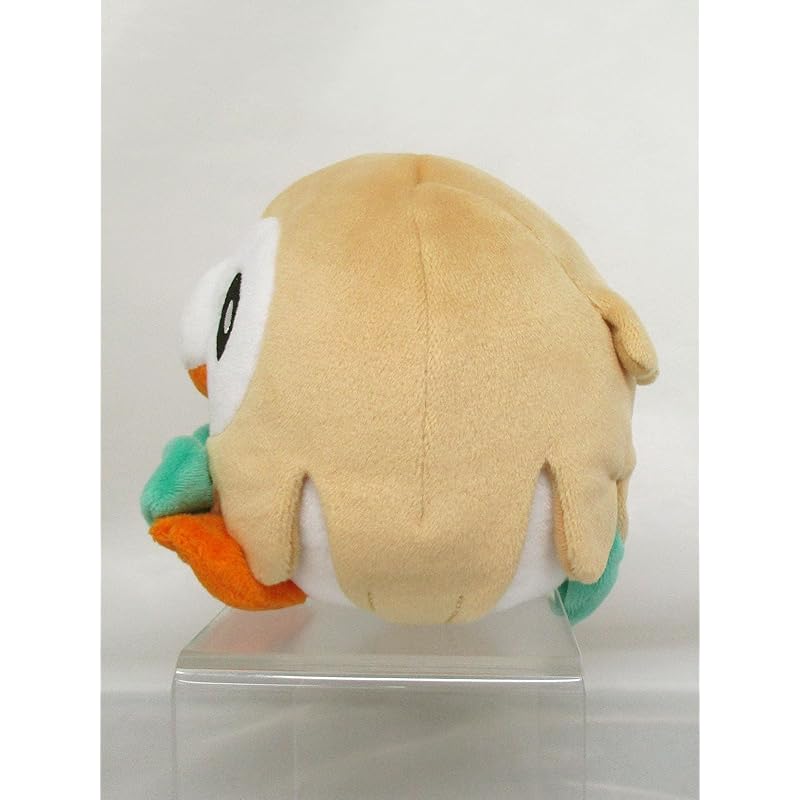 Sanei Boeki Pokemon ВСЯ ЗВЕЗДНАЯ КОЛЛЕКЦИЯ Rowlet (S) Плюшевая игрушка, Ш11,5 x Г12 x В11,5 см, Покемон PP54
