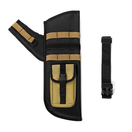 Archery Hip Quiver for Arrows 4 Tubes Waist Hanged Bow Quiver with Adjustable Waist Belt for Compound Bow Recurve Bow Archery Target Practicing