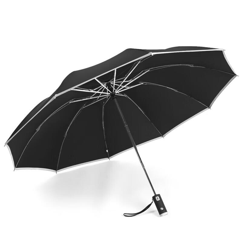 Maydu Automatic LED Reverse Folding Umbrella