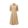 Giovanni Valentino Collared A-Line Dress