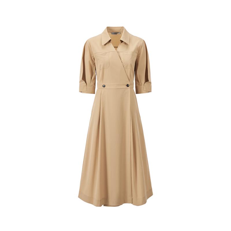 Giovanni Valentino Collared A-Line Dress L