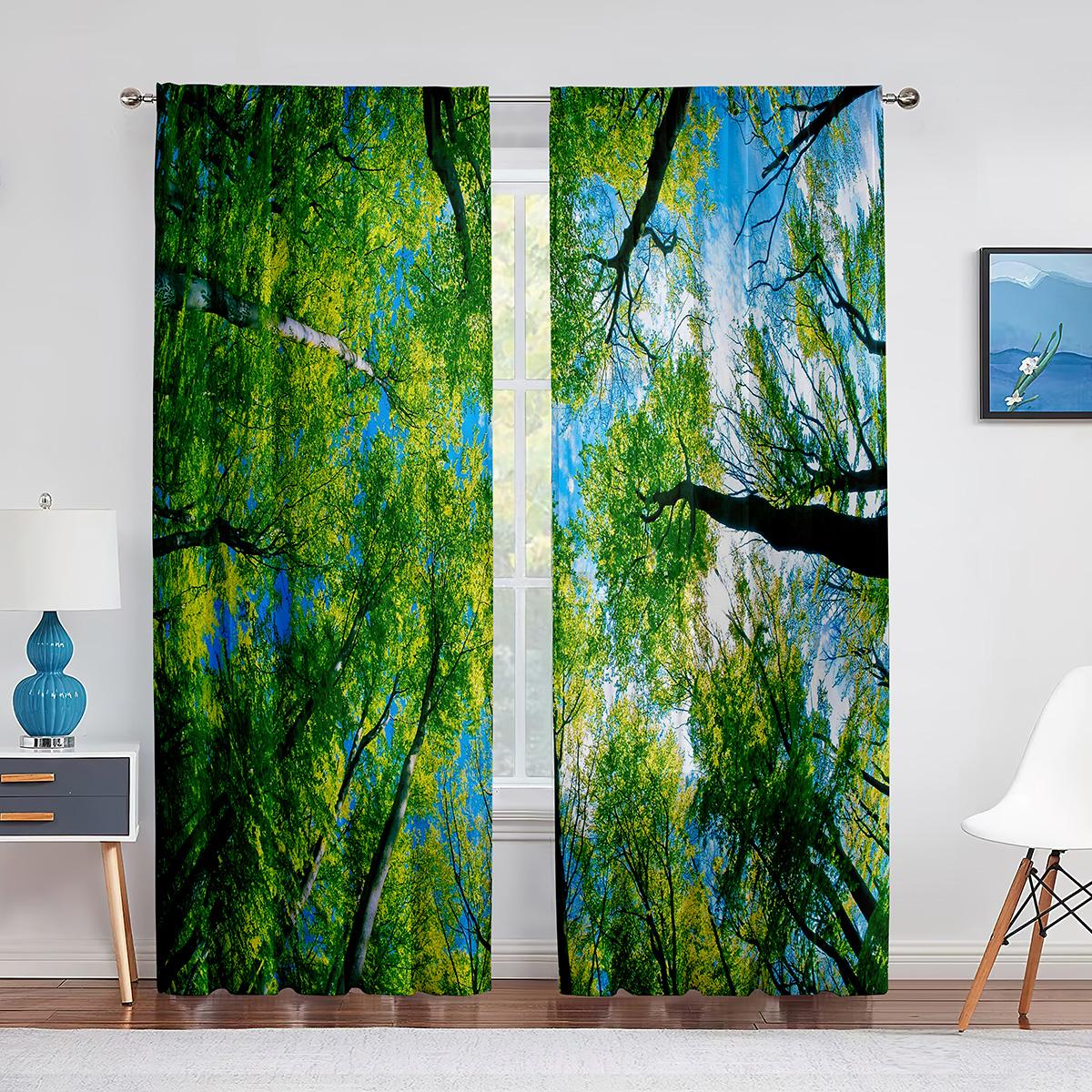 Прозрачная вуаль с лесом — фото 14