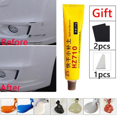 Revêtement de Retouche Automobile Peinture Réparation Rayures Mastic Mastic Séchage Rapide Carrosserie Outil de Réparation Lisse Ensemble Accessoires de Voiture